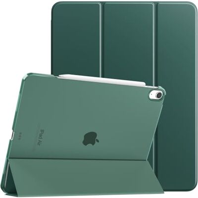 TiMOVO Cover per iPad Air 13 Pollici (M4/M3/M2), Verde Scuro Custodia Sottile Con Supporto, Supporta Touch ID, Auto Sveglia/Sonno, Retro Traslucido TiMOVO Cover per iPad Air 13 Pollici (M4/M3/M2), Verde Scuro Custodia Sottile Con Supporto, Supporta Touch ID, Auto Sveglia/Sonno, Retro Traslucido