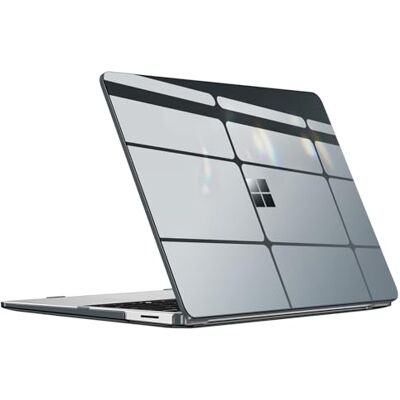 FINTIE Cover per 13.8 Pollici Surface Laptop 8 2026 & Surface Laptop 7 2024 Protective Sottile Snap On Hard Shell Custodia, Trasparente Nero FINTIE Cover per 13.8 Pollici Surface Laptop 8 2026 & Surface Laptop 7 2024 Protective Sottile Snap On Hard Shell Custodia, Trasparente Nero