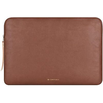 Comfyable custodia laptop slim 15 pollici compatibile con MacBook Air 15 M5 2026 A3448 M4 A3241 M3 A3114 M2 2026-2023, sleeve notebook in PU idrorepellente, Marrone Comfyable custodia laptop slim 15 pollici compatibile con MacBook Air 15 M5 2026 A3448 M4 A3241 M3 A3114 M2 2026-2023, sleeve notebook in PU idrorepellente, Marrone