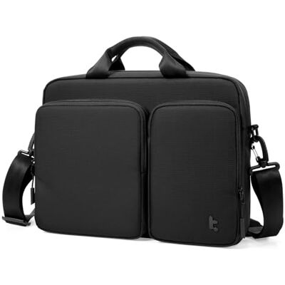 tomtoc Borsa Porta PC Slim per Portatile 15 15,6 16 Pollici, Custodia PC Impermeabile per MacBook Pro/Air M4 M3, Business Notebook Custodia PC 15.6 Pollici Con Tracolla per Documenti/Caricatore tomtoc Borsa Porta PC Slim per Portatile 15 15,6 16 Pollici, Custodia PC Impermeabile per MacBook Pro/Air M4 M3, Business Notebook Custodia PC 15.6 Pollici Con Tracolla per Documenti/Caricatore