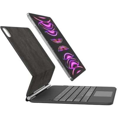 Belkin Tastiera Bluetooth Pro con custodia e supporto magnetico, tastiera iPad, controllo multi-gesto, fissaggio magnetico Apple Pencil QWERTZ, tasti multimediali per iPad Air M2 13"/Pro 12,9 Belkin Tastiera Bluetooth Pro con custodia e supporto magnetico, tastiera iPad, controllo multi-gesto, fissaggio magnetico Apple Pencil QWERTZ, tasti multimediali per iPad Air M2 13"/Pro 12,9