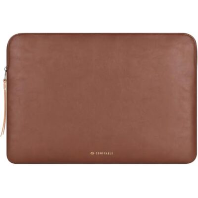 Comfyable custodia laptop slim compatibile con MacBook Air e MacBook Pro 13/14 pollici M5/M4/M3/M2/M1 Pro/Max 2026-2021, sleeve da viaggio Mac in PU, Marrone Comfyable custodia laptop slim compatibile con MacBook Air e MacBook Pro 13/14 pollici M5/M4/M3/M2/M1 Pro/Max 2026-2021, sleeve da viaggio Mac in PU, Marrone