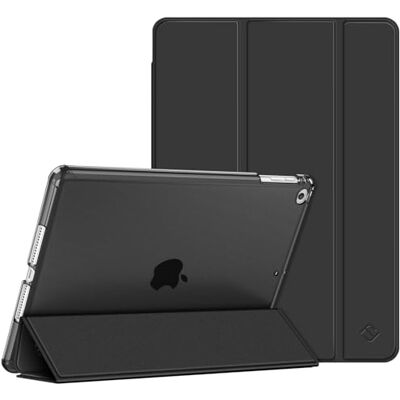 FINTIE Custodia per iPad Air 2 (2014) / iPad Air 1 (2013) 9.7 Pollici Sottile Leggero Opaca Semi-Trasparente Posteriore Cover con Auto Sveglia/Sonno, Nero FINTIE Custodia per iPad Air 2 (2014) / iPad Air 1 (2013) 9.7 Pollici Sottile Leggero Opaca Semi-Trasparente Posteriore Cover con Auto Sveglia/Sonno, Nero