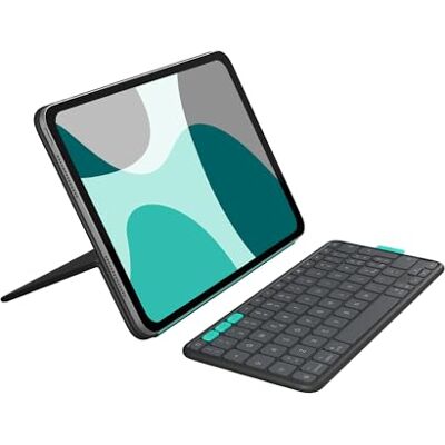 Logitech Flip Folio, custodia con tastiera per iPad Pro (M4) (Graphite) Logitech Flip Folio, custodia con tastiera per iPad Pro (M4) (Graphite)