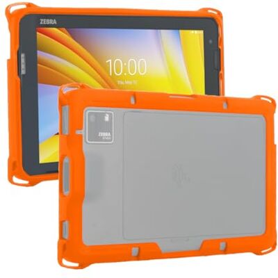Mobilis Custodia per tablet Zebra ET401 da 8" con Scanner, custodia rinforzata con protezione militare, realizzata in Francia, compatibile con accessori di ricarica, punti di attacco, antimicrobico Mobilis Custodia per tablet Zebra ET401 da 8" con Scanner, custodia rinforzata con protezione militare, realizzata in Francia, compatibile con accessori di ricarica, punti di attacco, antimicrobico