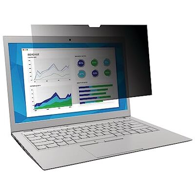 3M Privacy Filter for 14" Widescreen Laptop, Nero 3M Privacy Filter for 14" Widescreen Laptop, Nero