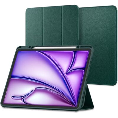 Spigen Cover Urban Fit Compatibile con iPad Air 8 Generazione M4 13 pollici (2026) / iPad Air 7&6 Generazione M3 M2 13 pollici (2025/2024) Verde Notte Spigen Cover Urban Fit Compatibile con iPad Air 8 Generazione M4 13 pollici (2026) / iPad Air 7&6 Generazione M3 M2 13 pollici (2025/2024) Verde Notte