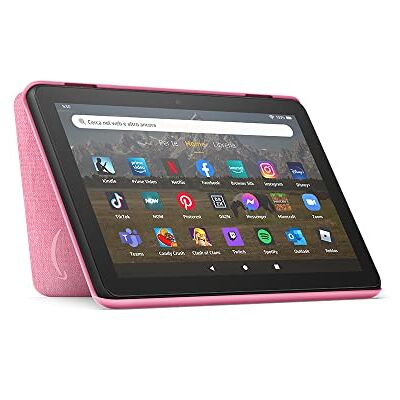 Amazon Custodia per tablet Fire HD 8 (compatibile solo con tablet di 12ª generazione, modello 2022) Rosa Amazon Custodia per tablet Fire HD 8 (compatibile solo con tablet di 12ª generazione, modello 2022) Rosa