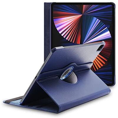 ebestStar Cover per iPad Pro 12.9 M1 2021, 2020 Apple, Custodia Protezione Rotazione 360, Pelle PU, Blu scuro ebestStar Cover per iPad Pro 12.9 M1 2021, 2020 Apple, Custodia Protezione Rotazione 360, Pelle PU, Blu scuro