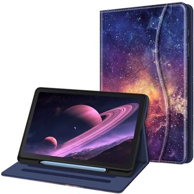 FINTIE Custodia per Samsung Galaxy Tab S6 Lite 10.4 2024/2022/2020, cover posteriore in TPU morbido con supporto per penna S e fessure per documenti, la galassia FINTIE Custodia per Samsung Galaxy Tab S6 Lite 10.4 2024/2022/2020, cover posteriore in TPU morbido con supporto per penna S e fessure per documenti, la galassia