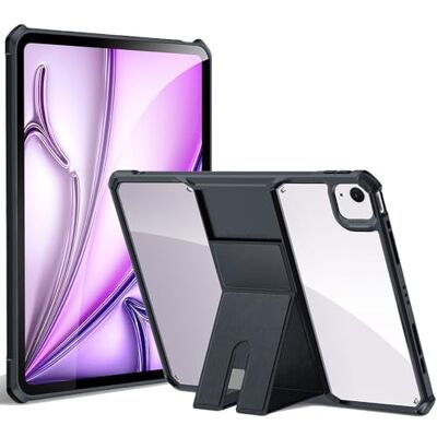 TECHGEAR Custodia rigida per Apple iPad Air 13" 2024 (M2) Premium Slim Hybrid robusta custodia protettiva antiurto e supporto, protezione resistente con retro trasparente TECHGEAR Custodia rigida per Apple iPad Air 13" 2024 (M2) Premium Slim Hybrid robusta custodia protettiva antiurto e supporto, protezione resistente con retro trasparente