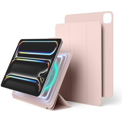 elago Cover Folio Magnetica per iPad Pro 11 Pollici (M4, M5) Piastra Posteriore Attaccabile a Materiali Metallici, Compatibile con Serie Apple Pencil (Rosa Sabbia) elago Cover Folio Magnetica per iPad Pro 11 Pollici (M4, M5) Piastra Posteriore Attaccabile a Materiali Metallici, Compatibile con Serie Apple Pencil (Rosa Sabbia)