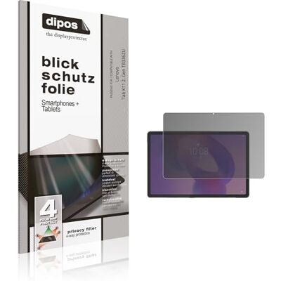 dipos Pellicola Privacy per Lenovo Tab K11 2. Gen TB336ZU Protezione schermo opaca Anti-Spia a 4 Vie, si adatta perfettamente, antigraffio, senza bolle, autoadesiva dipos Pellicola Privacy per Lenovo Tab K11 2. Gen TB336ZU Protezione schermo opaca Anti-Spia a 4 Vie, si adatta perfettamente, antigraffio, senza bolle, autoadesiva