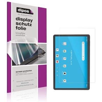 dipos 2x Pellicola Protettiva per Mediacom SmartPad Azimut 4 Lite Si adatta perfettamente, ultra sottile, antigraffio, senza bolle, compatibile con cover, anti impronte, autoadesiva dipos 2x Pellicola Protettiva per Mediacom SmartPad Azimut 4 Lite Si adatta perfettamente, ultra sottile, antigraffio, senza bolle, compatibile con cover, anti impronte, autoadesiva