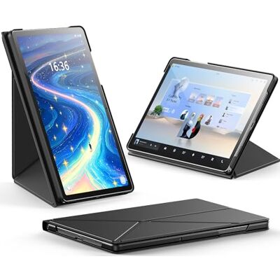 INFILAND Custodia per Samsung Galaxy Tab A9+ / A9 Plus 11 Pollici 2023 Smart Book Cover, custodia protettiva per tablet, supporto pieghevole con modalità orizzontale e verticale(Nero) INFILAND Custodia per Samsung Galaxy Tab A9+ / A9 Plus 11 Pollici 2023 Smart Book Cover, custodia protettiva per tablet, supporto pieghevole con modalità orizzontale e verticale(Nero)