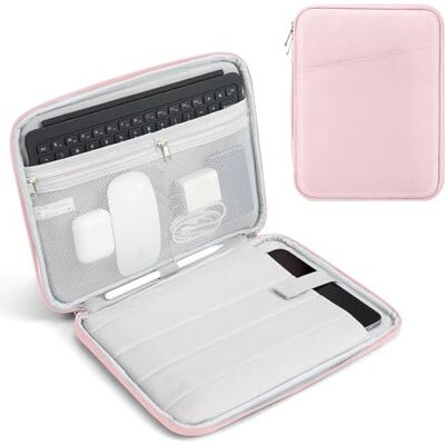 TiMOVO Custodia Tablet 13" per iPad Air M3 & Galaxy Tab, Rosa Borsa Protettiva con Tasche, Compatibile con iPad Pro 13"/12,9", Galaxy Tab S9/S10+/S9 FE+ 12,4", Remarkable Paper Pro 11,8 TiMOVO Custodia Tablet 13" per iPad Air M3 & Galaxy Tab, Rosa Borsa Protettiva con Tasche, Compatibile con iPad Pro 13"/12,9", Galaxy Tab S9/S10+/S9 FE+ 12,4", Remarkable Paper Pro 11,8