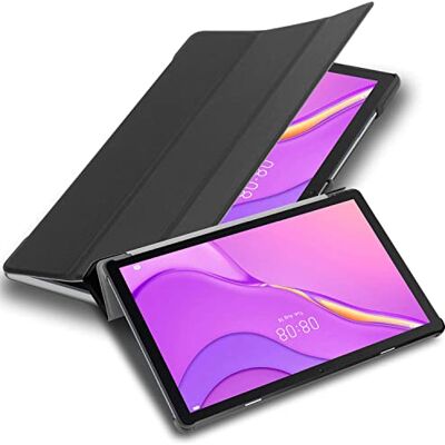 Cadorabo Custodia Tablet compatibile con Huawei MatePad T 10 (9.7 Zoll) / T 10s (10.1 Zoll) in NERO SATIN Copertura Protettiva Molto Sottile di Similpelle SENZA Auto Wake Up e Funzione Stand Cadorabo Custodia Tablet compatibile con Huawei MatePad T 10 (9.7 Zoll) / T 10s (10.1 Zoll) in NERO SATIN Copertura Protettiva Molto Sottile di Similpelle SENZA Auto Wake Up e Funzione Stand