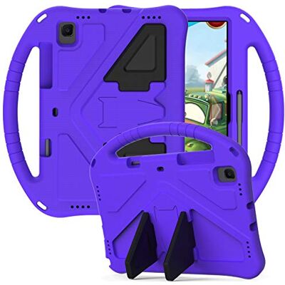 Generic Custodia per tablet Samsung Galaxy Tab S5e 10,5 pollici (2019) T720, adatta ai bambini, maniglia durevole con supporto, leggera, antiurto, custodia protettiva viola Generic Custodia per tablet Samsung Galaxy Tab S5e 10,5 pollici (2019) T720, adatta ai bambini, maniglia durevole con supporto, leggera, antiurto, custodia protettiva viola