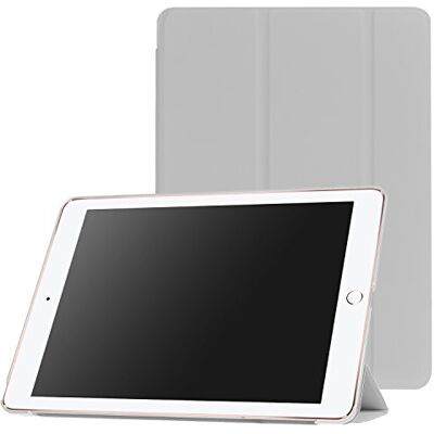 PCATEC Custodia per iPad Pro9.7, ultra leggera e sottile in pelle PU, custodia trasparente per iPad Pro9.7/A1673, A1674, A1675 (per iPad Pro9.7, grigio) PCATEC Custodia per iPad Pro9.7, ultra leggera e sottile in pelle PU, custodia trasparente per iPad Pro9.7/A1673, A1674, A1675 (per iPad Pro9.7, grigio)