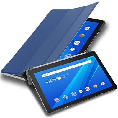 Cadorabo Custodia per tablet compatibile con Lenovo Tab M10 TB-X505F NON per HD, FHD, FHD Plus, Plus, HD2 in BLU SCURO JERSEY Coperchio protettiva ultra sottile SENZA funzione Auto Wake Up e Stand Cadorabo Custodia per tablet compatibile con Lenovo Tab M10 TB-X505F NON per HD, FHD, FHD Plus, Plus, HD2 in BLU SCURO JERSEY Coperchio protettiva ultra sottile SENZA funzione Auto Wake Up e Stand