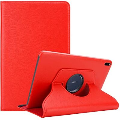 Cadorabo Custodia Tablet compatibile con Huawei MatePad PRO (10.8 Zoll) in ROSSO PAPAVERO Copertura Protettiva in Stile Libro SENZA Auto Wake Up con Funzione Stand e Cerniera Elastico Cadorabo Custodia Tablet compatibile con Huawei MatePad PRO (10.8 Zoll) in ROSSO PAPAVERO Copertura Protettiva in Stile Libro SENZA Auto Wake Up con Funzione Stand e Cerniera Elastico