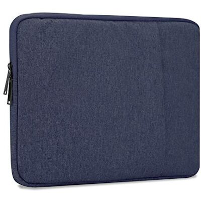Cadorabo Custodia Portatile 13.3" in Blu Scuro – Borsa en Tessuto con Interno in Velluto e Scompartimento con Zip AntiGraffio per Laptop, Computer Portatile, Tablet etc. – Sleeve Case Protezione Cadorabo Custodia Portatile 13.3" in Blu Scuro – Borsa en Tessuto con Interno in Velluto e Scompartimento con Zip AntiGraffio per Laptop, Computer Portatile, Tablet etc. – Sleeve Case Protezione
