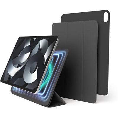 elago Cover Folio Magnetica con Piastra per Superfici Metalliche per iPad Air 11 (M4/M3/M2), iPad Air 10,9 Pollici 5ª/4ª Gen, iPad Pro 11 1ª Gen e Apple Pencil (Grigio Scuro) elago Cover Folio Magnetica con Piastra per Superfici Metalliche per iPad Air 11 (M4/M3/M2), iPad Air 10,9 Pollici 5ª/4ª Gen, iPad Pro 11 1ª Gen e Apple Pencil (Grigio Scuro)