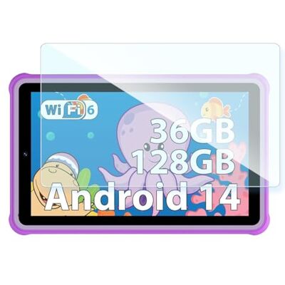 KARYLAX Pellicola protettiva in vetro flessibile, durezza 9H, antigraffio, compatibile con PIXPEAK Tablet per bambini 7 pollici KARYLAX Pellicola protettiva in vetro flessibile, durezza 9H, antigraffio, compatibile con PIXPEAK Tablet per bambini 7 pollici