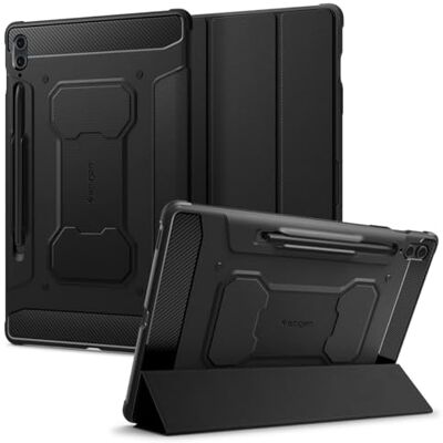 Spigen Cover Rugged Armor Pro Compatibile con Samsung Galaxy Tab S10+ Plus (2024), Samsung Galaxy Tab S9+ Plus (2023) Nero Spigen Cover Rugged Armor Pro Compatibile con Samsung Galaxy Tab S10+ Plus (2024), Samsung Galaxy Tab S9+ Plus (2023) Nero