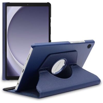 ebestStar Cover per Samsung Galaxy Tab A9 8.7 (2023) SM-X110, Custodia Protezione Rotazione 360, Pelle PU, Blu scuro ebestStar Cover per Samsung Galaxy Tab A9 8.7 (2023) SM-X110, Custodia Protezione Rotazione 360, Pelle PU, Blu scuro