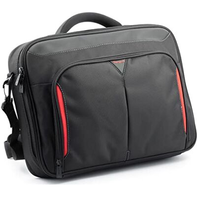 Targus Classic+ CN415EU Borsa per notebook con schermo da 15,6”, Nero/Rosso Targus Classic+ CN415EU Borsa per notebook con schermo da 15,6”, Nero/Rosso