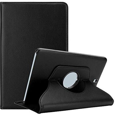 Cadorabo Custodia Tablet per Samsung Galaxy Tab S3 (9.7" Zoll) SM-T820N / T825N in NERO SAMBUCO – Copertura Protettiva in Stile Libro SENZA Auto Wake Up con Funzione Stand e Cerniera Elastico Cadorabo Custodia Tablet per Samsung Galaxy Tab S3 (9.7" Zoll) SM-T820N / T825N in NERO SAMBUCO – Copertura Protettiva in Stile Libro SENZA Auto Wake Up con Funzione Stand e Cerniera Elastico