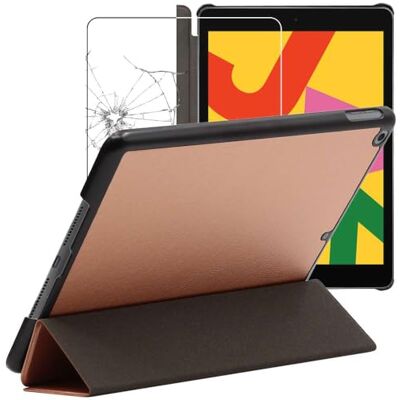ebestStar Cover per iPad 10.2 (2019, 2020, 2021) Apple, Custodia Protezione Flip Magnetica, Slim Case Sottile Pelle PU, Rosa Dorato + Vetro Temperato ebestStar Cover per iPad 10.2 (2019, 2020, 2021) Apple, Custodia Protezione Flip Magnetica, Slim Case Sottile Pelle PU, Rosa Dorato + Vetro Temperato