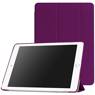 PCATEC Custodia per iPad Pro9.7, ultra leggera e sottile in pelle PU, custodia trasparente per iPad Pro9.7/A1673, A1674, A1675 (per iPad Pro9.7, viola) PCATEC Custodia per iPad Pro9.7, ultra leggera e sottile in pelle PU, custodia trasparente per iPad Pro9.7/A1673, A1674, A1675 (per iPad Pro9.7, viola)