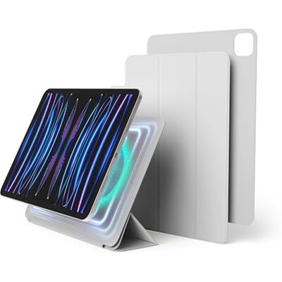 elago Cover Folio Magnetica per iPad Pro 11 Pollici di 4ª/3ª/2ª Gen Piastra Posteriore Attaccabile ai Materiali Metallici, Compatibile con Apple Pencil e Custodia Pencil elago Cover Folio Magnetica per iPad Pro 11 Pollici di 4ª/3ª/2ª Gen Piastra Posteriore Attaccabile ai Materiali Metallici, Compatibile con Apple Pencil e Custodia Pencil
