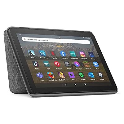 Amazon Custodia per tablet Fire HD 8 (compatibile solo con tablet di 12ª generazione, modello 2022) Grigio Amazon Custodia per tablet Fire HD 8 (compatibile solo con tablet di 12ª generazione, modello 2022) Grigio