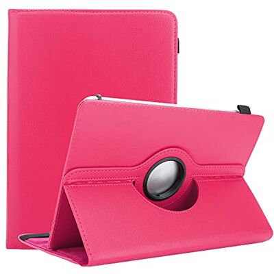 Cadorabo Custodia per tablet compatibile con Alcatel 3T (10 Pollici) in ROSA Custodia protettiva in pelle sintetica con funzione di supporto Custodia a 360 gradi con elastico Cadorabo Custodia per tablet compatibile con Alcatel 3T (10 Pollici) in ROSA Custodia protettiva in pelle sintetica con funzione di supporto Custodia a 360 gradi con elastico