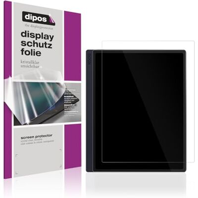 dipos 2x Pellicola Protettiva trasparente per Boox GO 10.3 ePaper Si adatta perfettamente, ultra sottile, antigraffio, senza bolle, compatibile con cover, anti impronte, autoadesiva dipos 2x Pellicola Protettiva trasparente per Boox GO 10.3 ePaper Si adatta perfettamente, ultra sottile, antigraffio, senza bolle, compatibile con cover, anti impronte, autoadesiva