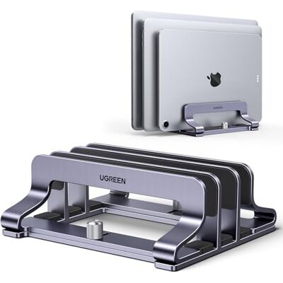 UGREEN Supporto Verticale Orizzontale 2 in 1 per Laptop Grigio Regolabile Stand per PC Portabile Salvaspazio Compatibile con MacBook Pro Air MateBook Chromebook Surface HP iPad Pro Air UGREEN Supporto Verticale Orizzontale 2 in 1 per Laptop Grigio Regolabile Stand per PC Portabile Salvaspazio Compatibile con MacBook Pro Air MateBook Chromebook Surface HP iPad Pro Air