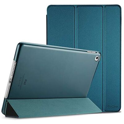 ProCase Custodia per iPad Air 2, Ultra Sottile e Leggero Custodia Supporto con Retro Semi-Trasparente Copertura Intelligente per iPad Air 2 (A1566 A1567) –Teal ProCase Custodia per iPad Air 2, Ultra Sottile e Leggero Custodia Supporto con Retro Semi-Trasparente Copertura Intelligente per iPad Air 2 (A1566 A1567) –Teal