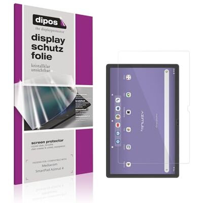 dipos 2x Pellicola Protettiva trasparente per Mediacom SmartPad Azimut 4 Si adatta perfettamente, ultra sottile, antigraffio, senza bolle, compatibile con cover, anti impronte, autoadesiva dipos 2x Pellicola Protettiva trasparente per Mediacom SmartPad Azimut 4 Si adatta perfettamente, ultra sottile, antigraffio, senza bolle, compatibile con cover, anti impronte, autoadesiva