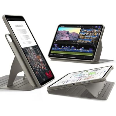 ESR Cover per iPad Air 13" M4/M3/M2 (2026/2025/2024), Serie Shift, Titanio Girevole con Custodia Magnetica Rimovibile, Supporto Regolabile in Verticale/Orizzontale, 9 Angoli ESR Cover per iPad Air 13" M4/M3/M2 (2026/2025/2024), Serie Shift, Titanio Girevole con Custodia Magnetica Rimovibile, Supporto Regolabile in Verticale/Orizzontale, 9 Angoli