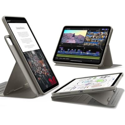 ESR Cover per iPad Air 11" M4/M3/M2, iPad Air 5a/4a Gen 10.9", Titanio Girevole con Custodia Magnetica Rimovibile, Supporto Regolabile in Verticale/Orizzontale, 9 Angoli, Serie Shift ESR Cover per iPad Air 11" M4/M3/M2, iPad Air 5a/4a Gen 10.9", Titanio Girevole con Custodia Magnetica Rimovibile, Supporto Regolabile in Verticale/Orizzontale, 9 Angoli, Serie Shift