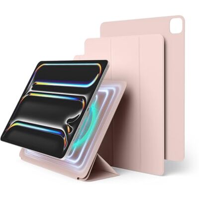 elago Cover Folio Magnetica per iPad Pro 13 Pollici (M4, M5) Piastra Posteriore Attaccabile a Materiali Metallici, Compatibile con Serie Apple Pencil (Rosa Sabbia) elago Cover Folio Magnetica per iPad Pro 13 Pollici (M4, M5) Piastra Posteriore Attaccabile a Materiali Metallici, Compatibile con Serie Apple Pencil (Rosa Sabbia)