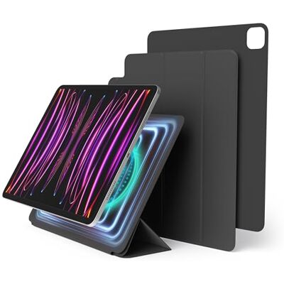 elago Cover Folio Magnetica con Piastra per Superfici Metalliche per iPad Air 13 (M4/M3/M2) e iPad Pro 12,9 Pollici 6ª/5ª/4ª/3ª Gen, Compatibile con Apple Pencil (Grigio Scuro) elago Cover Folio Magnetica con Piastra per Superfici Metalliche per iPad Air 13 (M4/M3/M2) e iPad Pro 12,9 Pollici 6ª/5ª/4ª/3ª Gen, Compatibile con Apple Pencil (Grigio Scuro)
