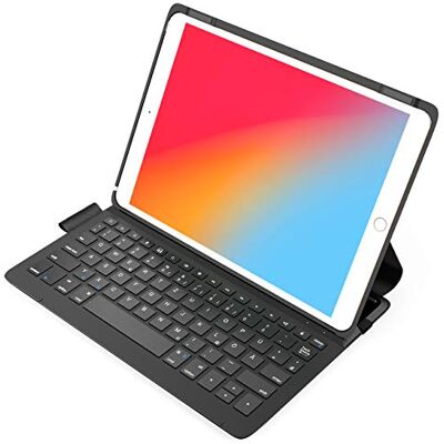 Inateck Custodia ultra leggera per iPad 2020 (8a generazione)/iPad 2019 (7a generazione) da 10,2 pollici, iPad Air 3 e iPad Pro 10,5, con pulsante di accensione intelligente, QWERTZ, BK2006 Inateck Custodia ultra leggera per iPad 2020 (8a generazione)/iPad 2019 (7a generazione) da 10,2 pollici, iPad Air 3 e iPad Pro 10,5, con pulsante di accensione intelligente, QWERTZ, BK2006