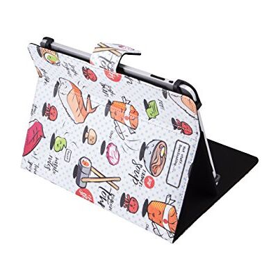 SILVERHT Silver HT Sushi Lover – Custodia Universale con 9 – 10.1 SILVERHT Silver HT Sushi Lover – Custodia Universale con 9 – 10.1