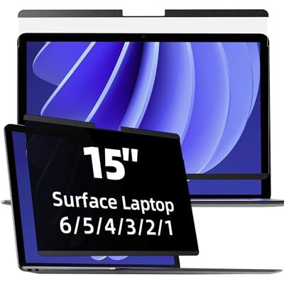Mamol Magnetico Filtro Privacy Superficie 15 Pollici Compatibile con Surface Laptop 6/5/4/3/2/1, rimovibile protezione schermo superficie laptop, filtro luce blu superficie 15 Mamol Magnetico Filtro Privacy Superficie 15 Pollici Compatibile con Surface Laptop 6/5/4/3/2/1, rimovibile protezione schermo superficie laptop, filtro luce blu superficie 15