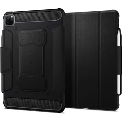 Spigen Cover Rugged Armor Pro Compatibile con iPad Pro 12.9 polici 6 Generazione (2022) e iPad Pro 12.9 polici 5 Generazione (2021) con supporto per Apple Pencil Nero Spigen Cover Rugged Armor Pro Compatibile con iPad Pro 12.9 polici 6 Generazione (2022) e iPad Pro 12.9 polici 5 Generazione (2021) con supporto per Apple Pencil Nero