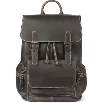 MegaGear Valley Zaino per laptop in pelle pieno fiore per uomini e donne Borsa da viaggio versatile per affari e avventure Adatto a laptop da 13 pollici MegaGear Valley Zaino per laptop in pelle pieno fiore per uomini e donne Borsa da viaggio versatile per affari e avventure Adatto a laptop da 13 pollici